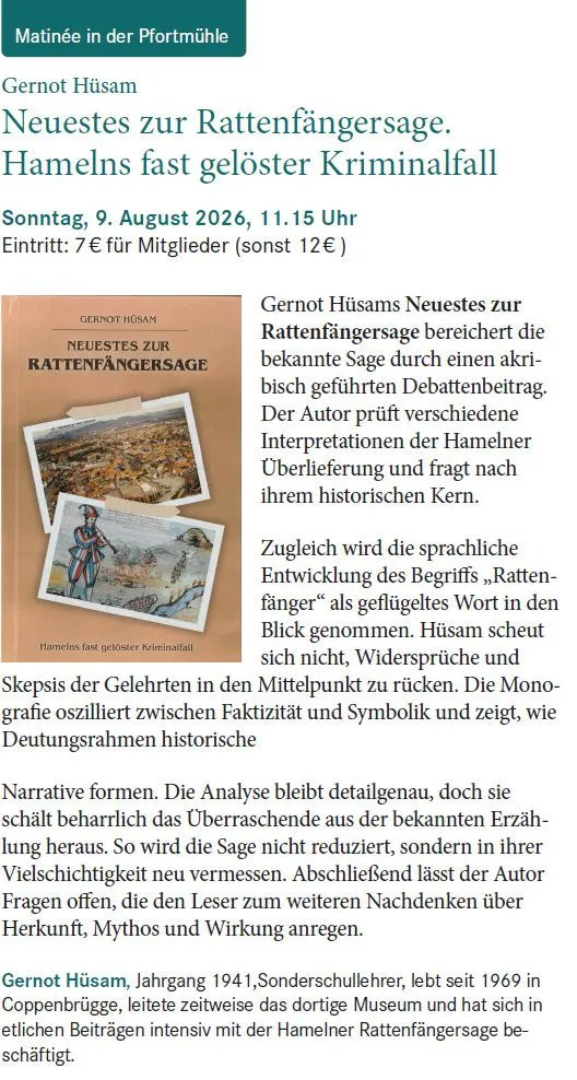 Veranstaltunghinweis